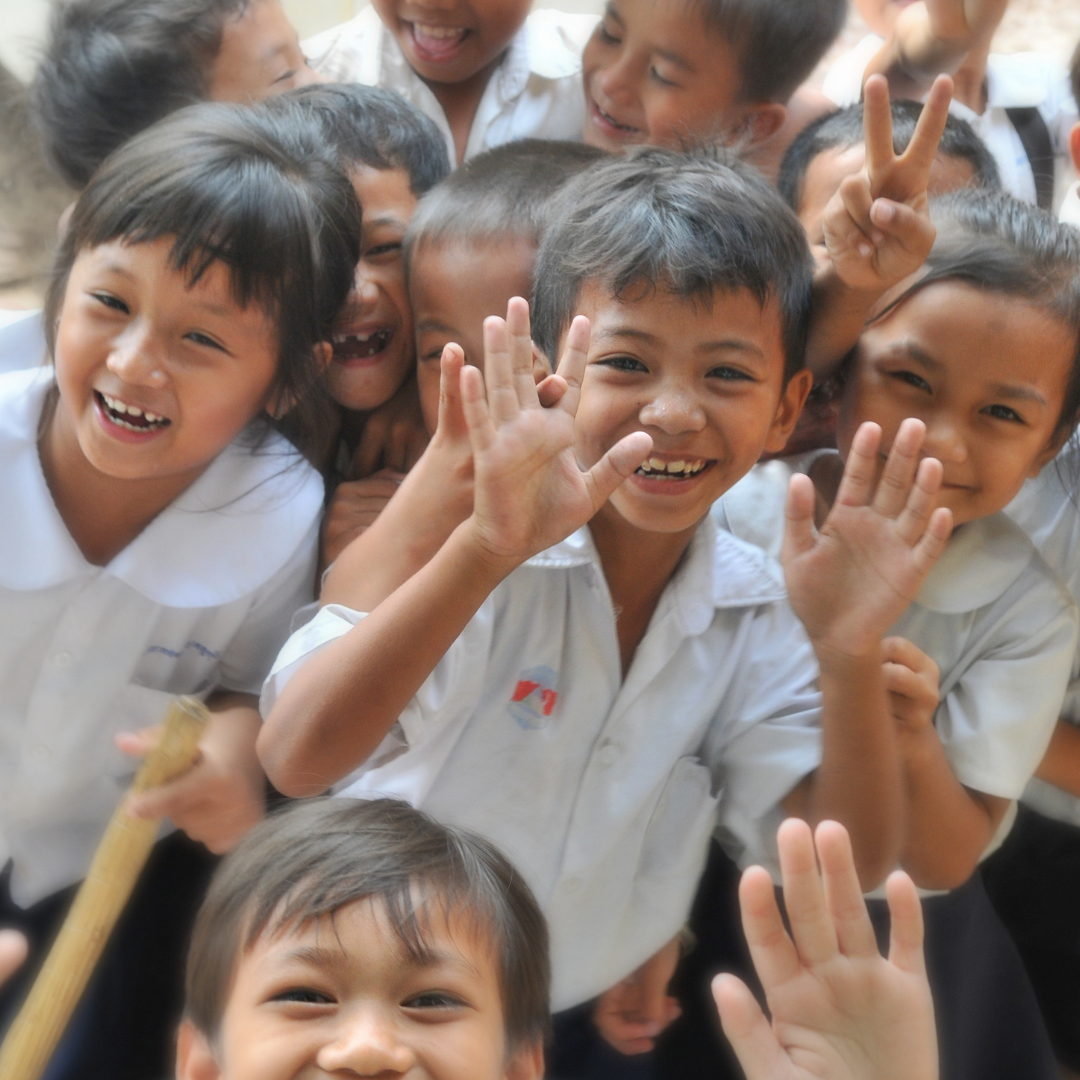 Dressing Atlanta's Students - Happy kids in school 1