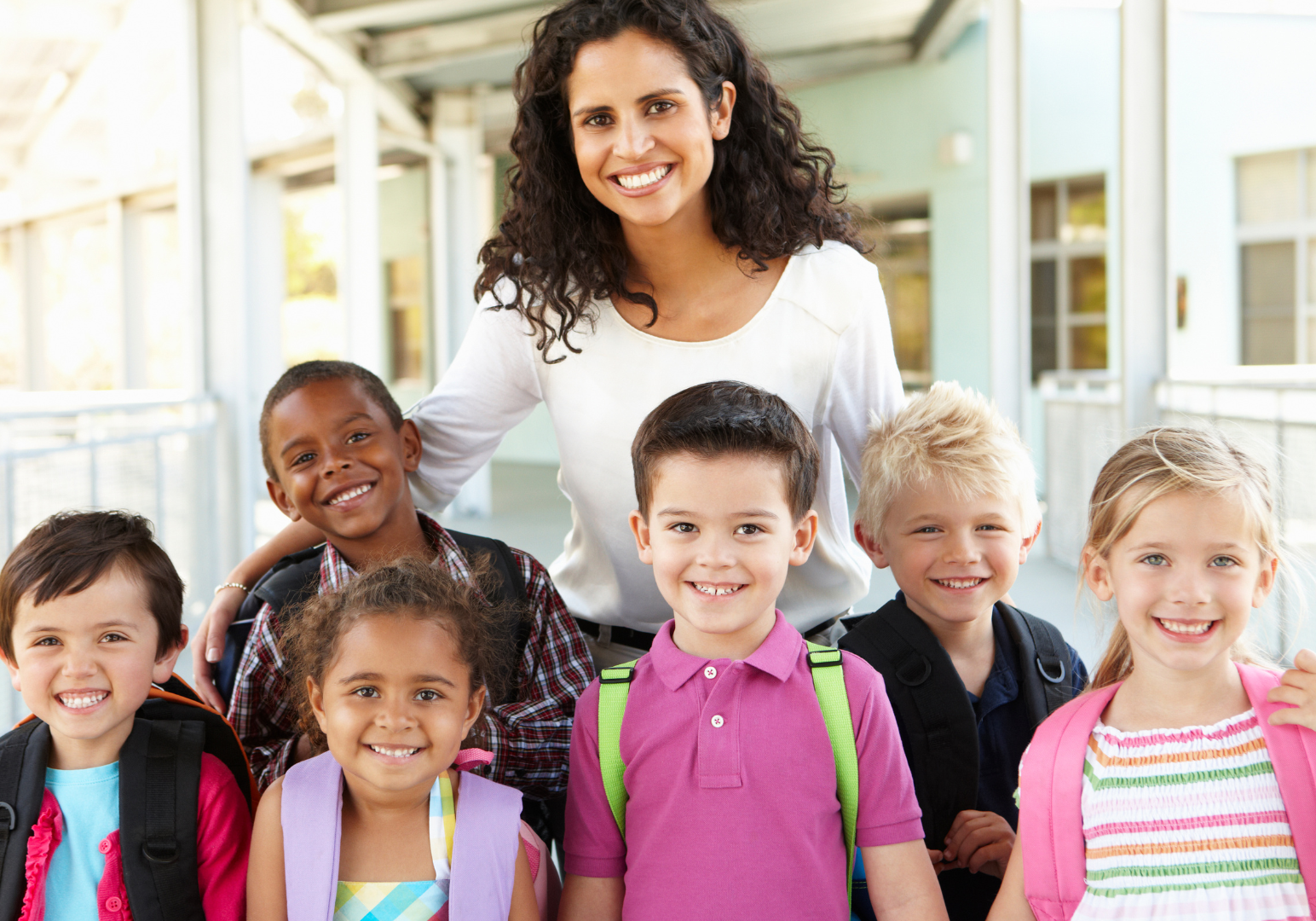 Dressing Atlanta's Students - Kids in school with teacher 1